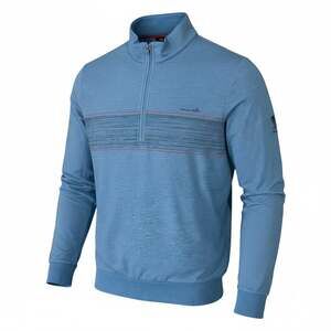 ⛳️ TravisMathew Wynn Golf Club  1/4 Zip Pullover  Heather Blue -small